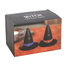 Load image into Gallery viewer, Witch Hat Salt And Pepper Shakers Witchy Goth Homeware