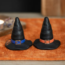 Load image into Gallery viewer, Witch Hat Salt And Pepper Shakers Witchy Goth Homeware