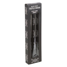 Load image into Gallery viewer, Set of 3 Black Magic Triple Moon Taper Candles