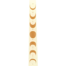 Load image into Gallery viewer, Witchy Set of 3 Off White Moon Phases Taper Dinner Candles