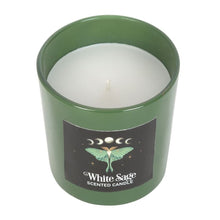 Load image into Gallery viewer, Witchy Goth Luna Moth White Sage Candle