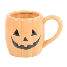 Load image into Gallery viewer, Jack-o'-Lantern Pumpkin Shaped Mug