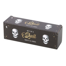 Load image into Gallery viewer, Set of 4 Skull Shot Glasses Set