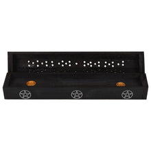 Load image into Gallery viewer, Pentagram Wooden Black Pepper Incense Box Set