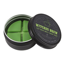 Load image into Gallery viewer, Witches Brew Goth Soy Wax Melt Snap Disc (Hazelnut & Praline Scent)