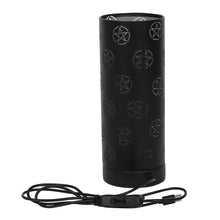 Load image into Gallery viewer, Black Pentagram Aroma Lamp