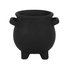 Load image into Gallery viewer, Pentagram Cauldron Plant Pot Goth Homeware