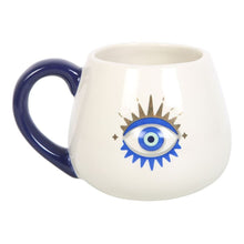 Load image into Gallery viewer, All Seeing Eye Rounded Mug Witchy Boho Decor