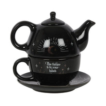 Load image into Gallery viewer, The Fortune Teller Tea For One Tea Set Goth Homeware