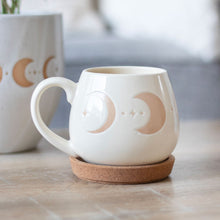 Load image into Gallery viewer, Moon Phase Rounded Mug Witchy Home Decor
