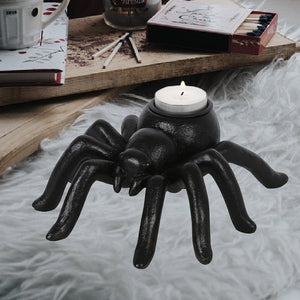 Black Spider Tealight Holder