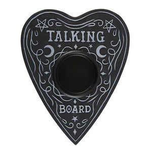 Gothic Homeware Talking Board Tealight Black Candle Holder