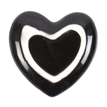 Load image into Gallery viewer, Goth Decor Skeleton Couple Black Heart Trinket Dish
