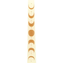 Load image into Gallery viewer, Witchy Set of 3 Off White Moon Phases Taper Dinner Candles
