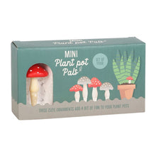 Load image into Gallery viewer, Set of 4 Mini Mushroom Plant Pot Pals
