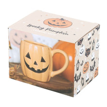 Load image into Gallery viewer, Jack-o&#39;-Lantern Pumpkin Shaped Mug
