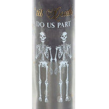 Load image into Gallery viewer, Gothic Decor &#39;Til Death Do Us Part&#39; Amber Noir Fragranced Tube Candle
