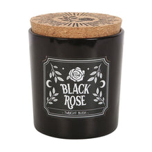 Load image into Gallery viewer, Gothic Black Rose Fragranced Twilight Blush Candle
