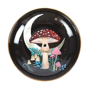 Forest Mushroom Ceramic Incense Plate