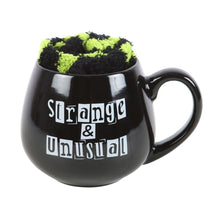 Load image into Gallery viewer, Strange &amp; Unusual Mug and Socks Set
