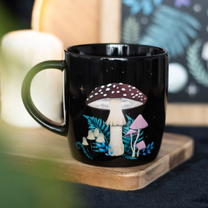 Gothic Homeware Black Forest Mushroom Mug