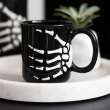 Load image into Gallery viewer, Skeleton Hand Mug
