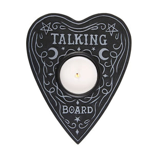 Gothic Homeware Talking Board Tealight Black Candle Holder