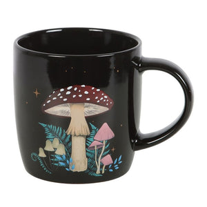 Gothic Homeware Black Forest Mushroom Mug