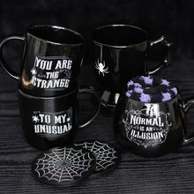 Load image into Gallery viewer, Normal is an Illusion Gothic Mug and Socks Set
