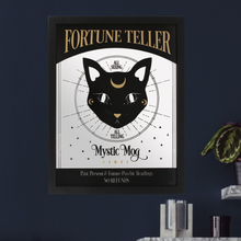 Load image into Gallery viewer, Mystic Mog Fortune Teller Mirrored Wall Hanging Witchy Goth Homeware
