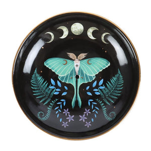 Luna Moth Ceramic Incense Plate