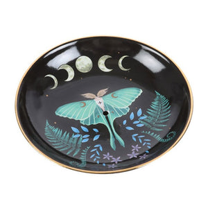 Luna Moth Ceramic Incense Plate