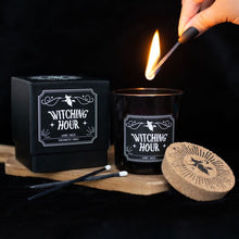 Load image into Gallery viewer, Gothic &#39;Witching Hour&#39; White Sage Scented Candle
