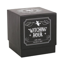 Load image into Gallery viewer, Gothic &#39;Witching Hour&#39; White Sage Scented Candle
