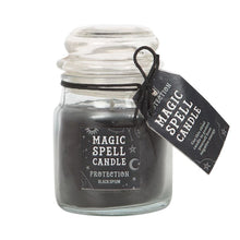 Load image into Gallery viewer, Gothic Homeware Black Opium &#39;Protection&#39; Spell Candle Jar
