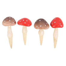 Load image into Gallery viewer, Set of 4 Mini Mushroom Plant Pot Pals
