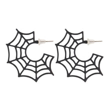 Load image into Gallery viewer, Spiderweb Earrings
