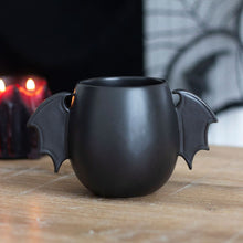 Load image into Gallery viewer, Bat Wing Black Rounded Mug
