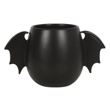 Load image into Gallery viewer, Bat Wing Black Rounded Mug
