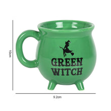 Load image into Gallery viewer, Green Witch Cauldron Mug
