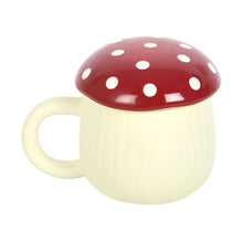 Load image into Gallery viewer, Mushroom Shaped Mug Whimsical Witchy Decor
