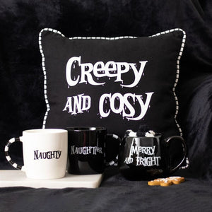 Naughty & Naughtier Couples Mug Set Goth Homeware