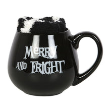 Load image into Gallery viewer, Merry and Fright Mug and Socks Set Goth Home Decor
