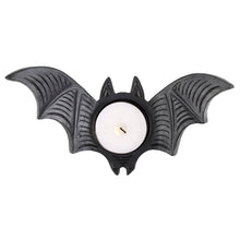 Load image into Gallery viewer, Black Bat Tealight Candle Holder
