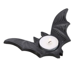 Black Bat Tealight Candle Holder