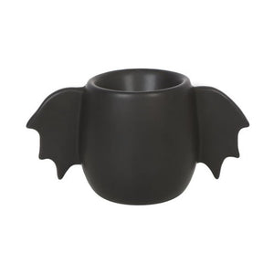 Black Bat Wing Gothic Egg Cup Goth Homeware (One Cup)