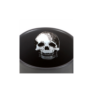 Drink At Your Own Risk Black Skull Mug Gothic Homeware