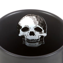 Load image into Gallery viewer, Trying To Feel Alive Skull Black Mug Gothic Homeware
