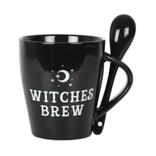 Load image into Gallery viewer, Witches Brew Mug and Spoon Set Gothic Homeware
