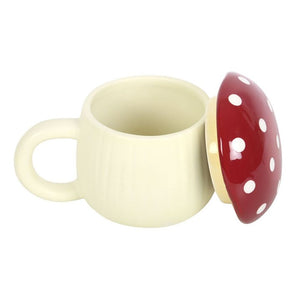 Mushroom Shaped Mug Whimsical Witchy Decor